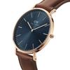 Danielwellingteon Classic St Mawes Arctic Nappa Leather Fashion Watch