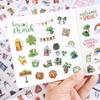 A Set Colorful Laser Journal Stickers Holographic Effect Scrapbook Stickers  Scrapbooking