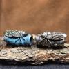 Bamboo Cicada Brass Knife Beads DIY Handmade Paracord Beads Lanyard Pendants Accessories EDC Outdoor Tool Umbrella Rope Hangings