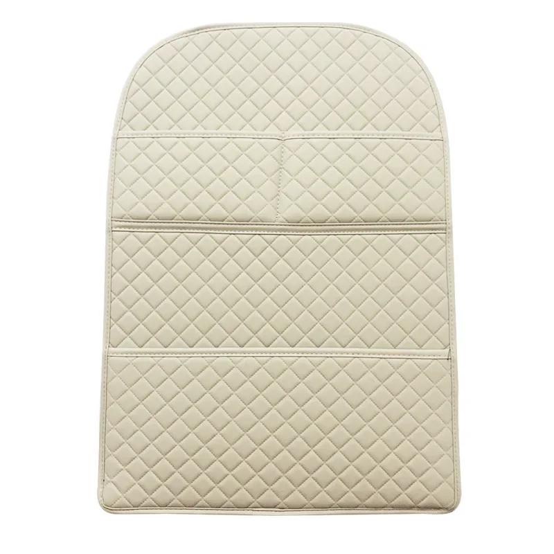 Nakładka Antykopnięciowa do Samochodu z Kieszenią Organizer Skórzana Uniwersalna Ochraniacz Pokrowiec Skórzany na Oparcie Siedzenia Wodoodporne Maty Ochronne na Oparcie Siedzenia dla Dzieci