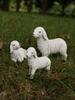 3 Pc Resin Figurine Flower Pot Decor Lamb OrnamentSimulation Decor Mini Animal Models For Farm YardArtificial Lamb Craft Gifts,
