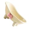   Bathtub Soap Dish Plastic Decortative Soap Dish Holder with Bow Tie for Bathroom Toilet