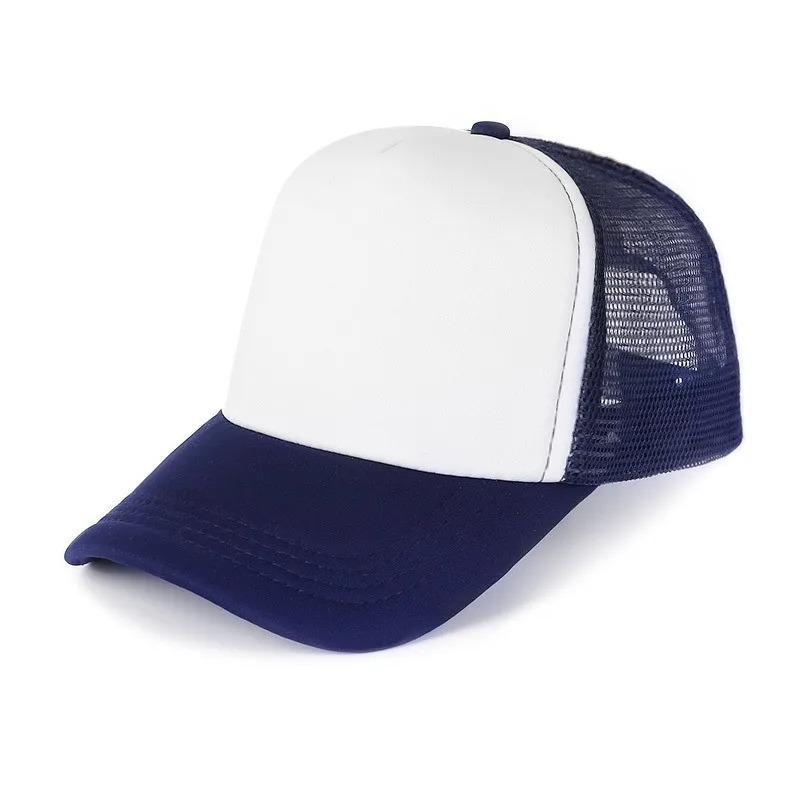 Unisex Cheaper 5 Panel Trucker Hat For Adult Summer Net Baseball Cap Men Women For Him Her Blank Mesh Adjustable Sun Hat Visor