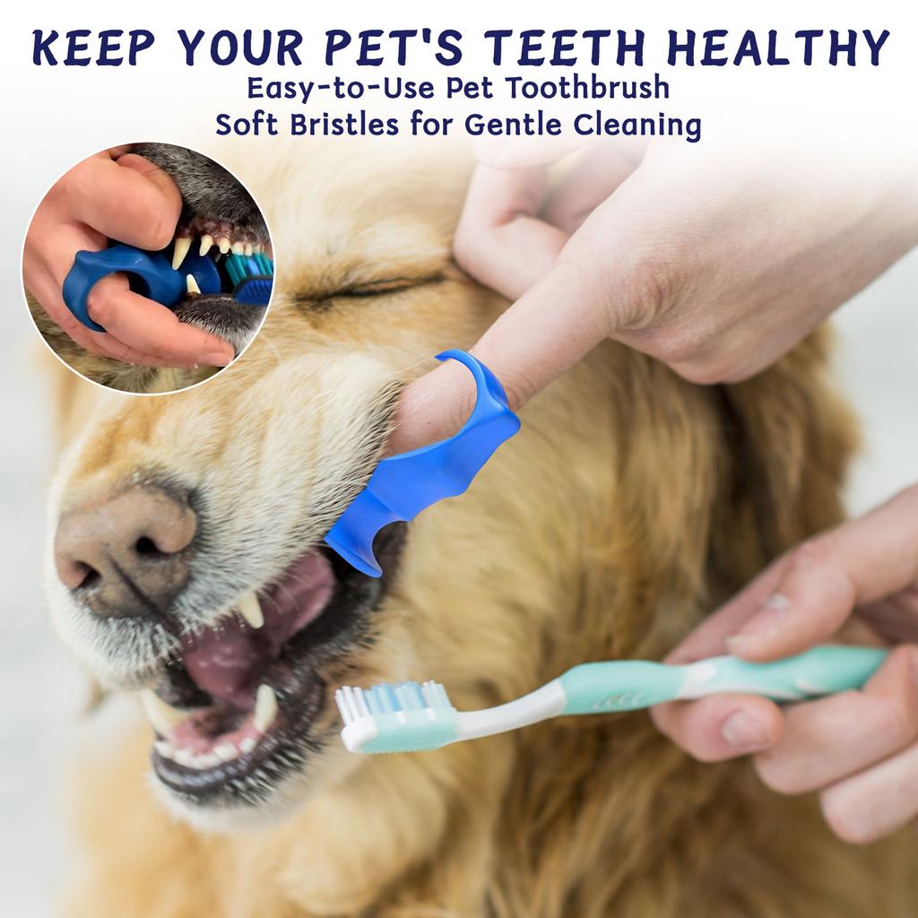 Silicone Finger Toothbrush for Pets Soft Bristles Safe Cleaning Tool for Dogs Cats Oral Hygiene and Gum Care Easy to Use