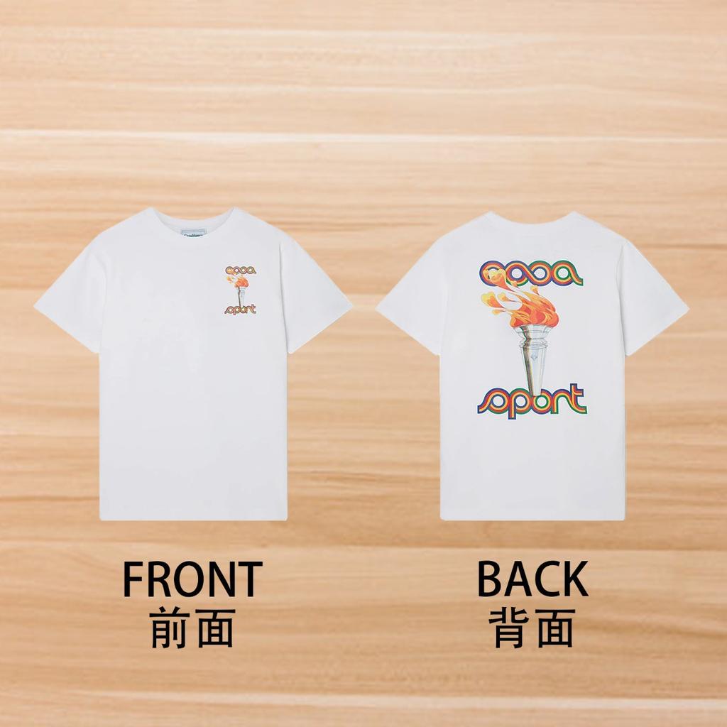 Cross-border foreign trade casablanca Casablanca short-sleeved American tide brand niche loose high street tide brand t-shirt