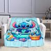 1 Stück Stitch-Druckdecke - Weiche Ganzjahresdecke für Wohnzimmer, Schlafzimmer, Personalisierbares Geschenk mit entzückendem Cartoon-Design