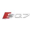 3D ABS Adhesive Black Car Trunk Number Letters Sticker For SQ-3 SQ-5 SQ-7 RSQ-3 RSQ-7 Logo Emblem Nameplate Badge Accessories