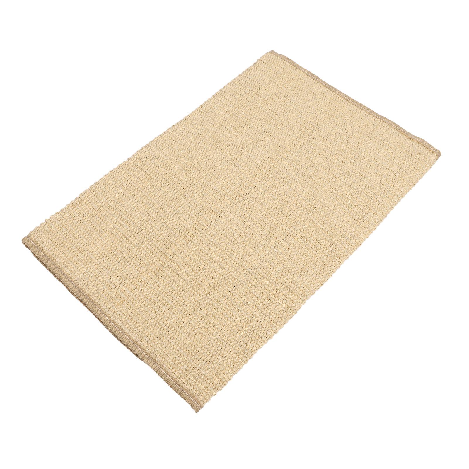 Cat Scratcher Mat   Couch Wrproof Horizontal Sisal Cat Scratch Mat with Back Hook and