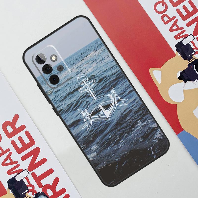 Anchor Sea Beach Case For Samsung Galaxy A36 A35 A55 A06 A16 A26 A56 A53 A32 A52 A33 A13 A14 A34 A54 A17 A15