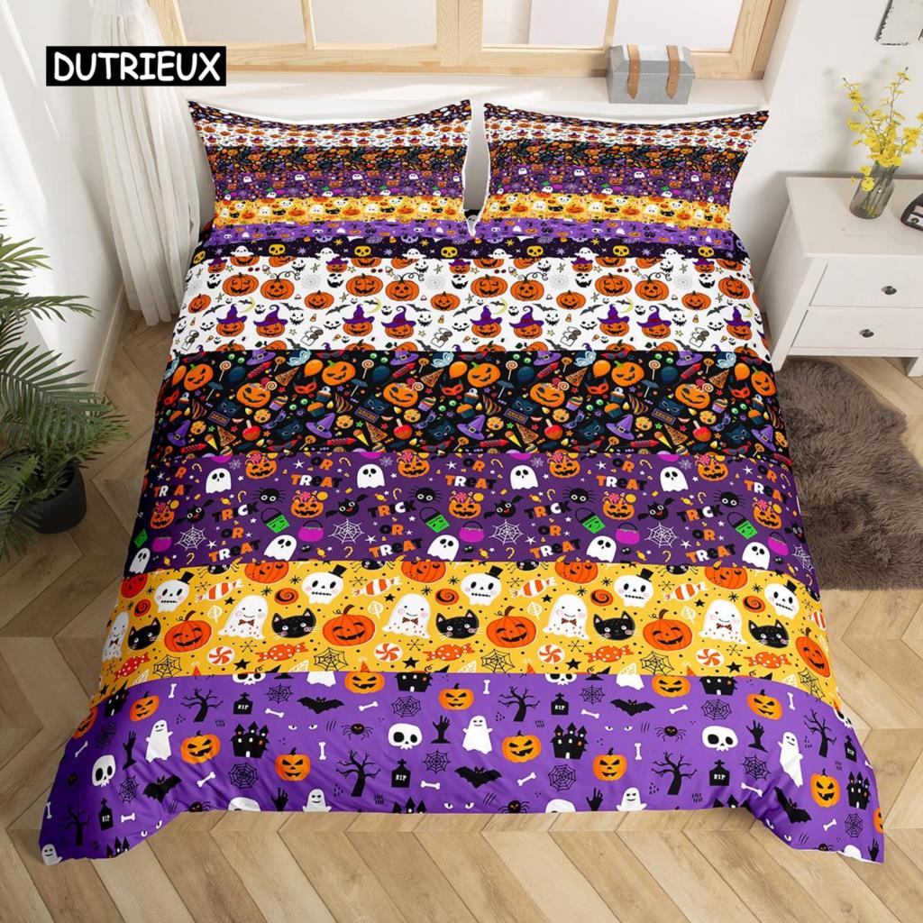 

Комплект постельного белья «Halloween Tree» Queen King Horror Theme Пододеяльник Готический жуткий полиэстер Пододеяльник Ветки Серый пододеяльник EU single(135x200cm)