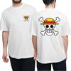 Men's Summer High Quality Clothing 100% Cotton Short Sleeve T-shirt One Piece Skull Print Street Casual Comfortable Cotton Top F