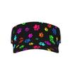 Cute Paw Dog Watercolor Pattern Sports Sun Visor Hat Women Men Paw Baseball Hat Adjustable Wide Brim Cap for Hiking Camping