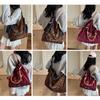 New Retro Leopard Print Armpit Bag, Messenger Bag, Large Capacity, Light and Casual Shoulder Bag, Fashionable Versatile Tote Bag.