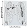 Angel Wings Silicone Mold Wings Fondant Molds Cake Decorating Tools Cupcake Topper Candy Sugar Craft Gum Paste Polymer Clay