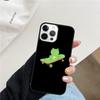 Frog Skateboard Cute Kawaii Phone Case For iPhone 17 Air 15 16 Cover  11 13 14 Pro Max 12 Plus Max Fundas
