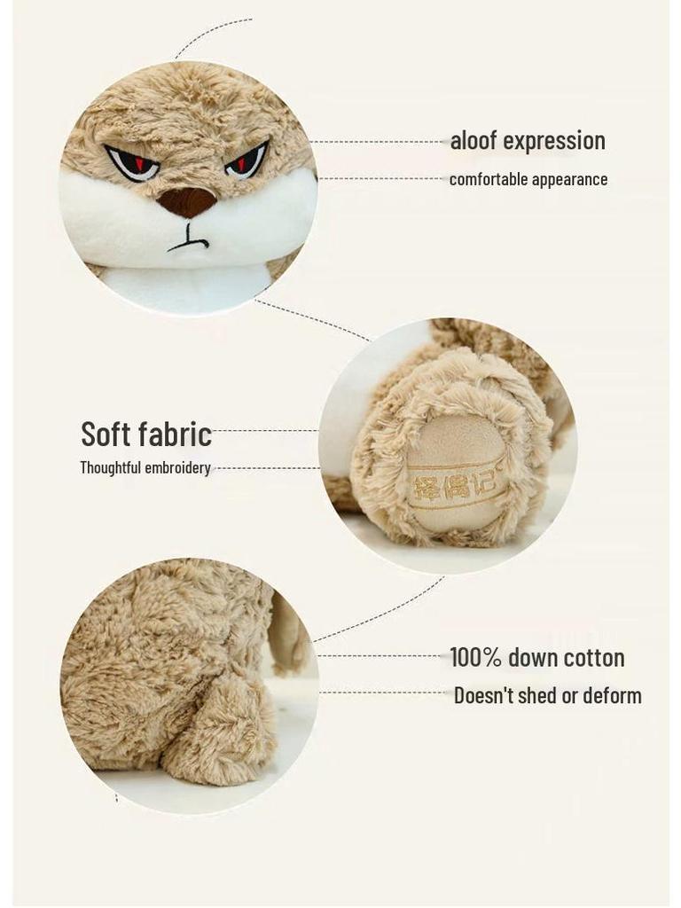 Cute Devil Long-Eared Rabbit Plush Doll - Comforting Stuffed Animal for Kids