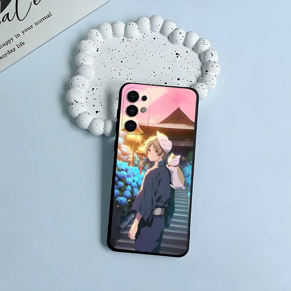

Natsume s -Book of -Friends Phone Case For Samsung S25,S24,S21,S22,S23,S30,Ultra,S20,Plus,Fe,Lite,Black Soft Silicone Samsung S24ULTRA