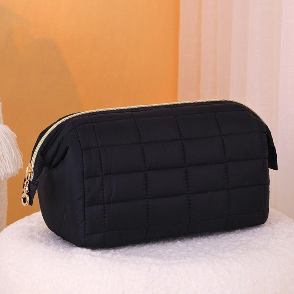 Solid Color Cosmetic Storage Bag Large Capacity Travel Toiletry Bag Sundries Organizer  Outdoor