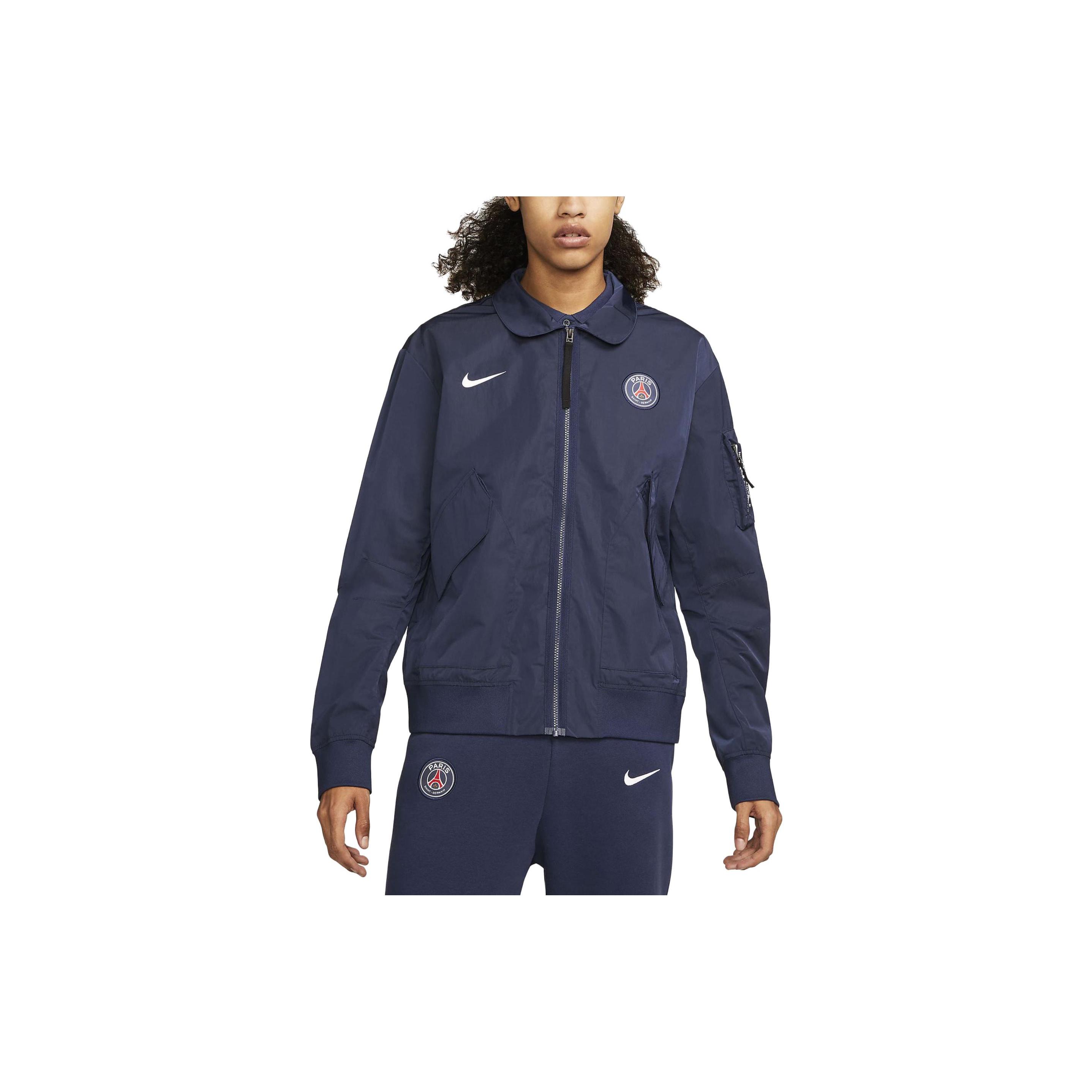 Куртки Nike Мужские Синие Лацканы Умеренные DN1489-410 M
