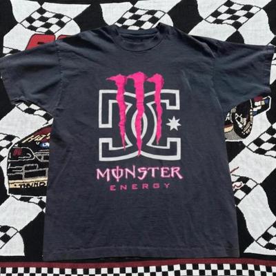 Monster Energy Skater Graphic T-Shirt Black Unisex Streetwear Tee