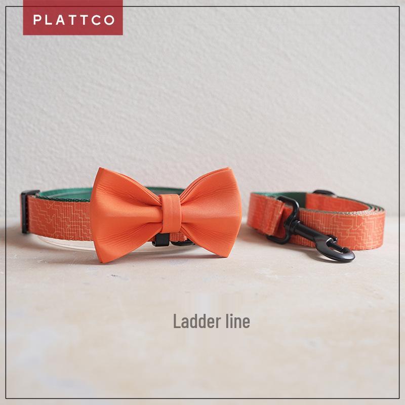 PLATTCO Nylon Printed Dog Leash & Collar Set PDC334 Medium