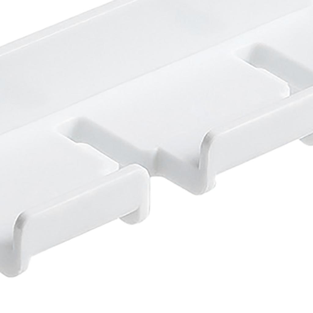 Charging Plug Hanger No Drilling Self Adhesive Hook Wall Mount Toothbrush Hanger for Bathroom Rest Room White