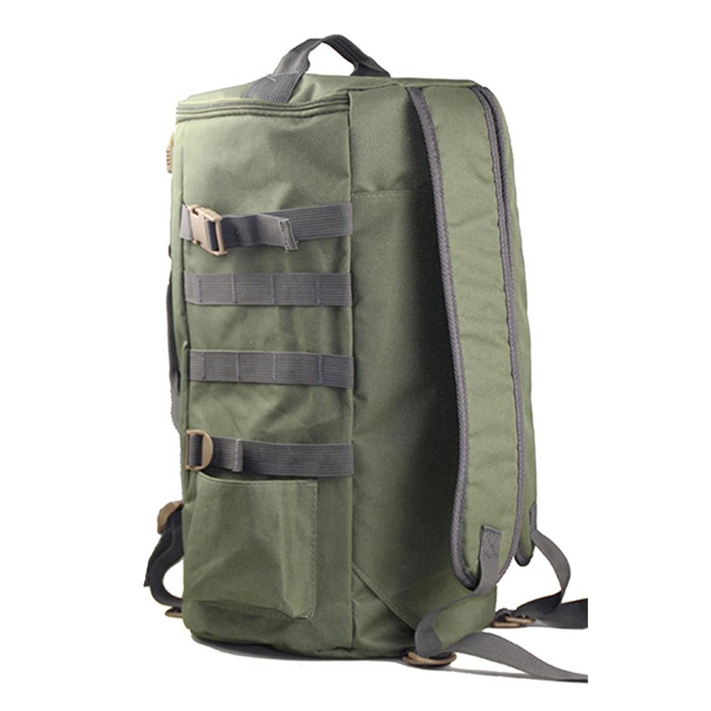 Large Capacity Outdoor Fishing Backpack Shoulder Bag Waterproof Fishing Lure Bag Fishing Rod Reel Tackle Bag Enduring