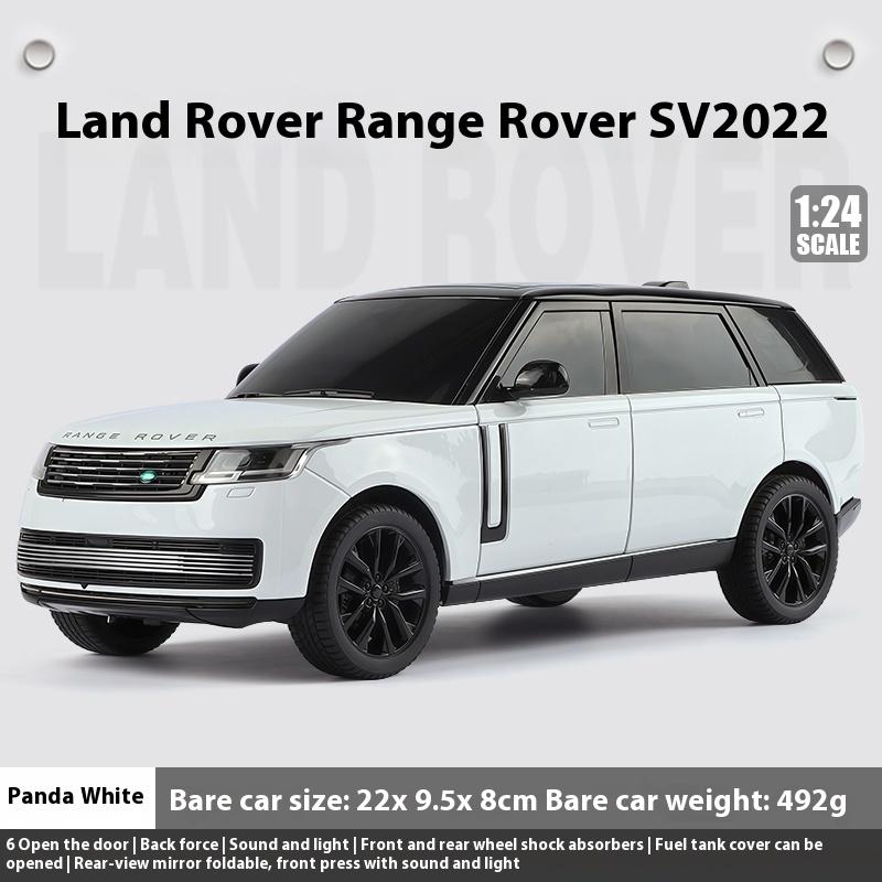 1/24 Scale Land Rover Range Rover SV2022 Alloy Diecast SUV Model Collection Of Hobby Decorative Fine Ornaments Boys Gift Trendy