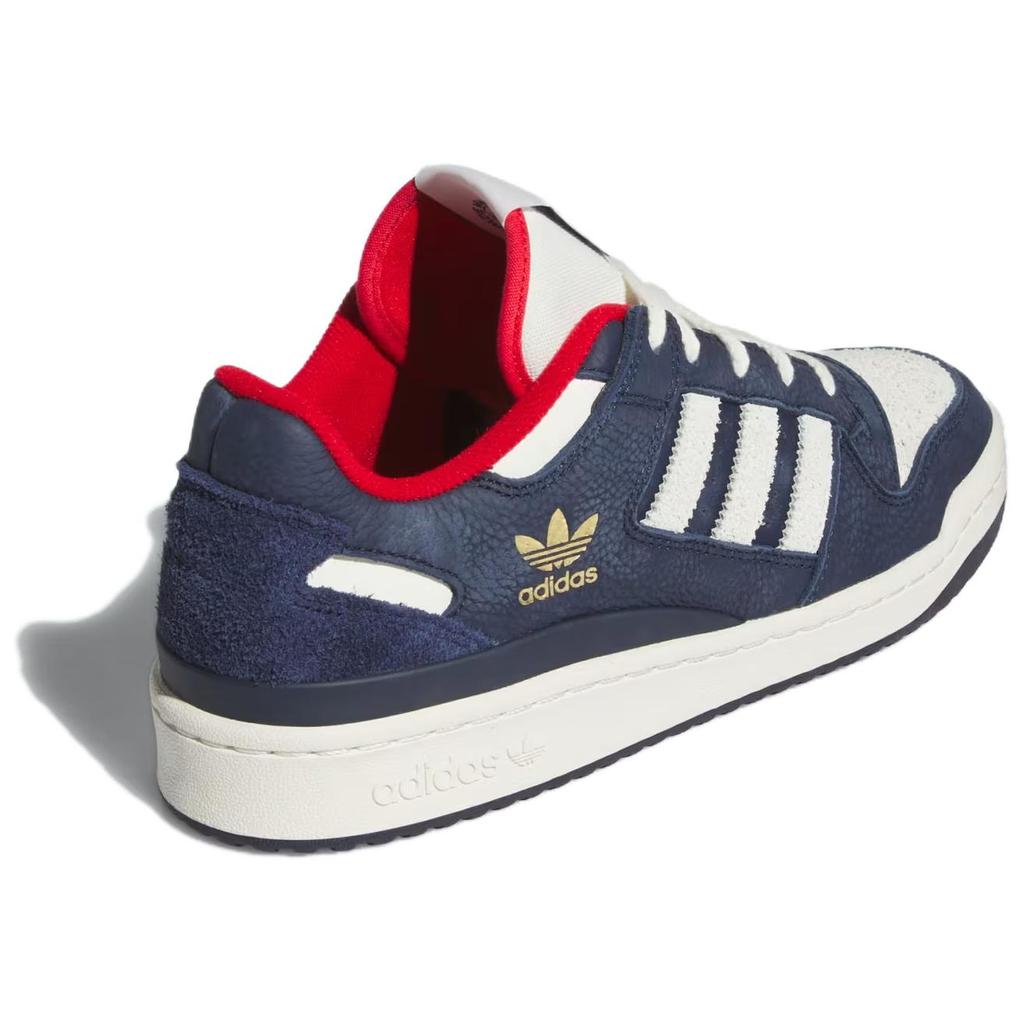 Adidas Forum Low CL Night Indigo Scarlet Unisex Tenisky Modrá Slonová kost Better-Scarlet IG8700