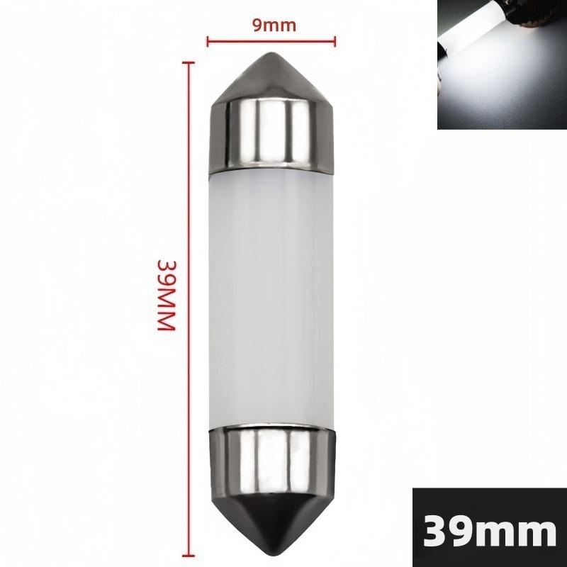 Bulk Pack 1/10pcs C5W LED Car Interior Lamp 31mm-41mm Festoon 10W COB 12V 6500K White for Reading Light Trunk Plate