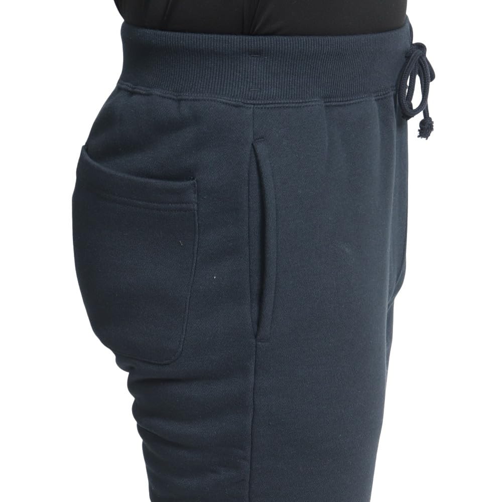 Lange Bukser Ettpunktslogo Bomull USA Marineblå 3L [Champion] C3-W201/C3-W201Z Herre