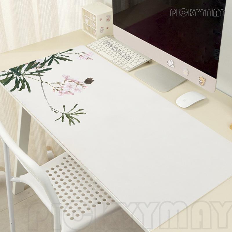 Chinese Retro Art Desk Mat Gamer Mousepads Mouse Pad Office Desk Pads Xmm Large Mousepad Flowers Mouse Mats For Computer