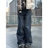 Y2K Baggy Jeans for Women Trendy Low Rise Casual Straight Leg Boyfriend Jeans Denim Pants with Pocket Streetwear