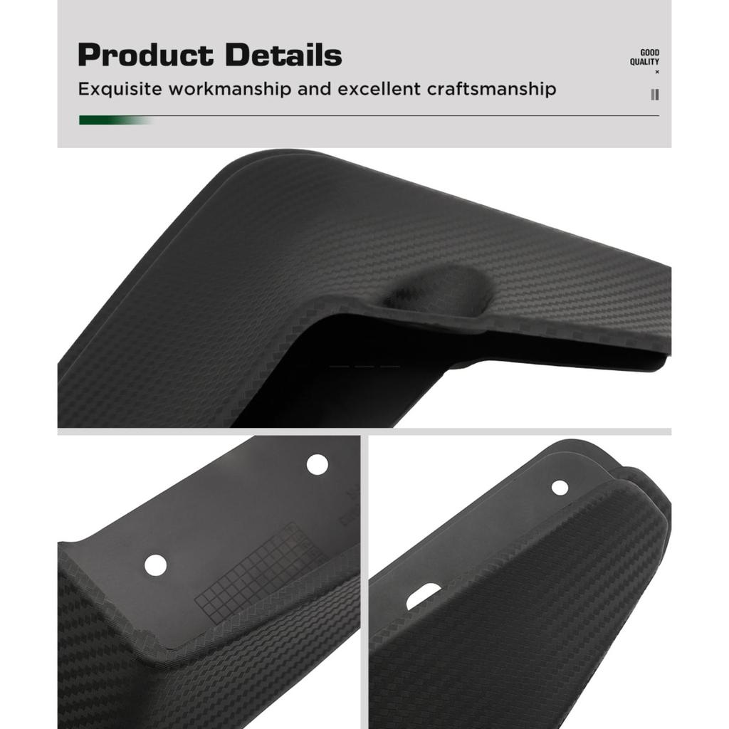 4PCS Car Mud flaps Splash Guards Mudguards Car Mud Flaps Compatible with BMW i3 2020 2021 2022 2023 2024