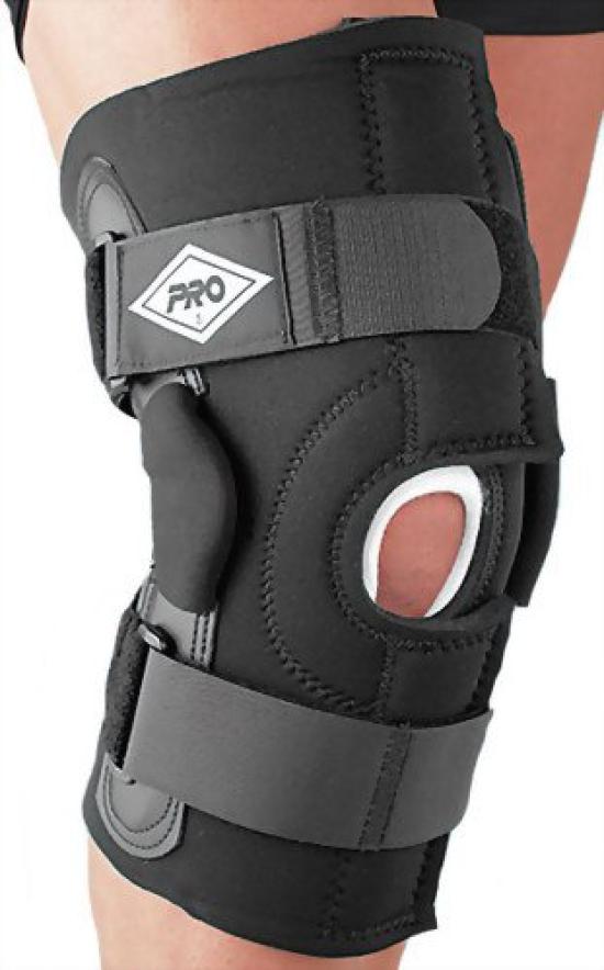 

PRO Supporter Наколенник обертывающего типа для левой и правой руки с шарниром Pro Extension Knee с открытой передней частью Размер S 24271 190-J чёрный
