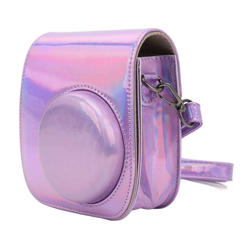 Colorful PU Leather Camera Bag Case with Detachable Adjustable Shoulder Strap for Fujifilm Mini 11