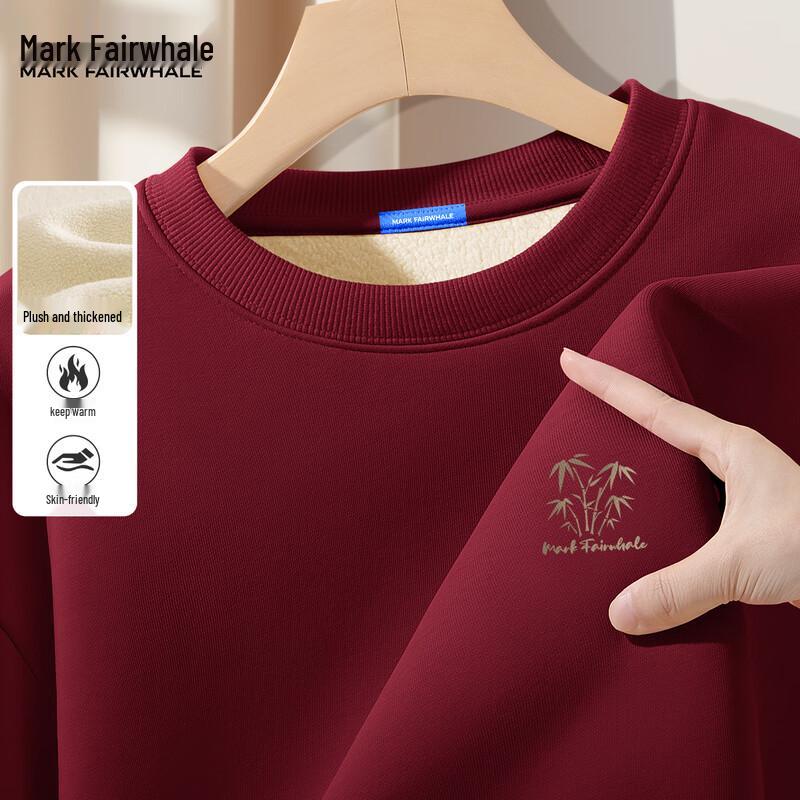 

Mark Fairwhale Men s Fleece Lined Round Neck Sweatshirt L