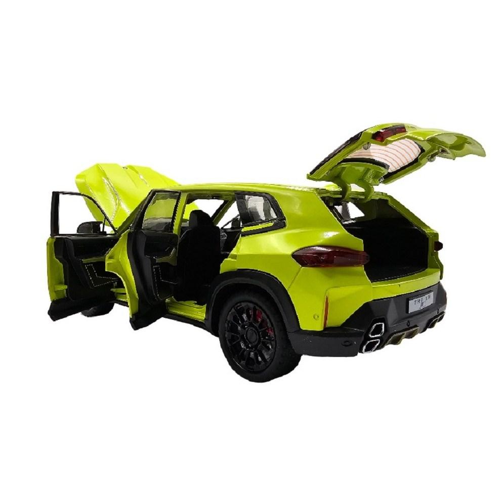 BMW XM SUV 1:24 Diecast Model Car - Neon Green