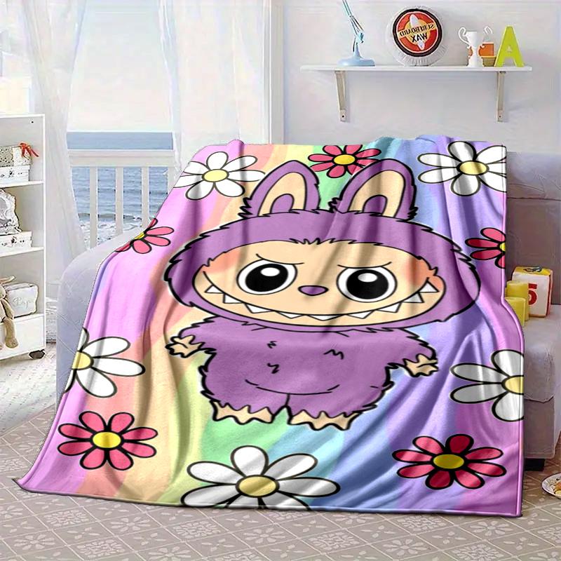 Bunny Costume Adventure Blanket Flannel Blanket for bed, sofa, Camping, Hiking, Picnic Essentials, gift for family Fan gifts