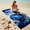 1PC Custom Name Horse Fantasy Beach Towel Highly Absorbent And Sand-Resistant Towel for Swimming, Pool, Yoga, And Travel Lightweight
