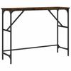 Console Table Smoked Oak 100x32x75 cm Wood Based Panel