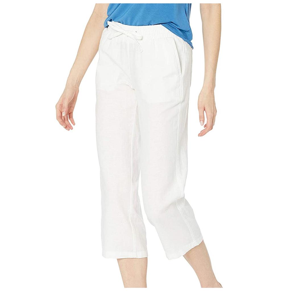 Women's Solid Color Show Thin Drawstring Decorate Pocket Leisure Time Trousers