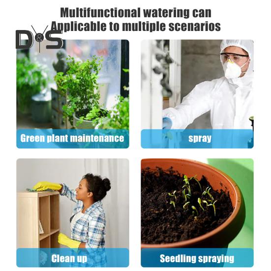 1L/1,6L elektrická rozprašovací láhev Nastavitelný rozprašovač na vodu Plant Mister USB dobíjecí automatická konev pro zahradní rostliny Zalévání Hnojení