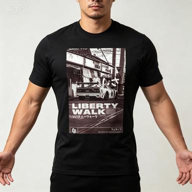 Retro Tee Jdm Street Racing Car Poster Print 2026 Edition Unisex Tshirt Gift For Him Sepia Tone Car Art For Family Matching