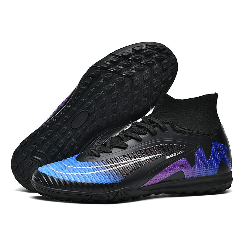 

Original Men Football Field Boots Professional Society Cleats Children Soccer Shoes Grass Training Kids Non Slip Football Shoes 34