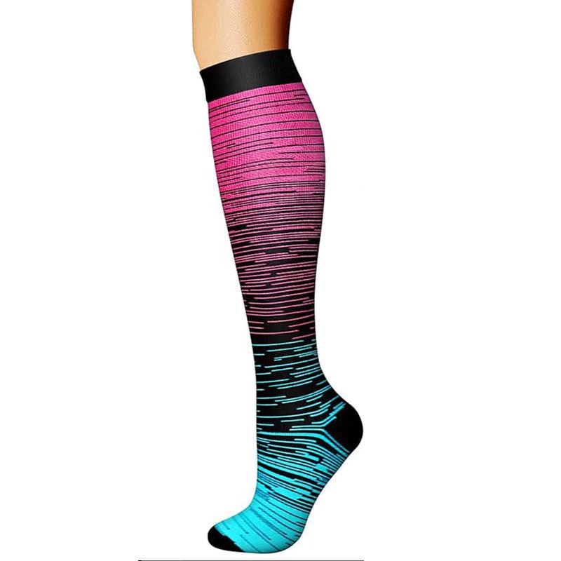 200+ Styles Compression Sports Socks for Men & Women: Breathable, Non-Slip Calf Socks for Fitness & Marathon, Individually Packaged