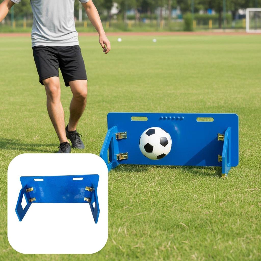 Foldable Soccer Return Board Polyethylene Adjustable Wall for Club Home