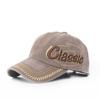 New Cool Retro Vintage Washed Cotton Men Baseball Cap Male Spring Summer Letter 3D Embroidery Outdoor Sun Cap Hats For Men