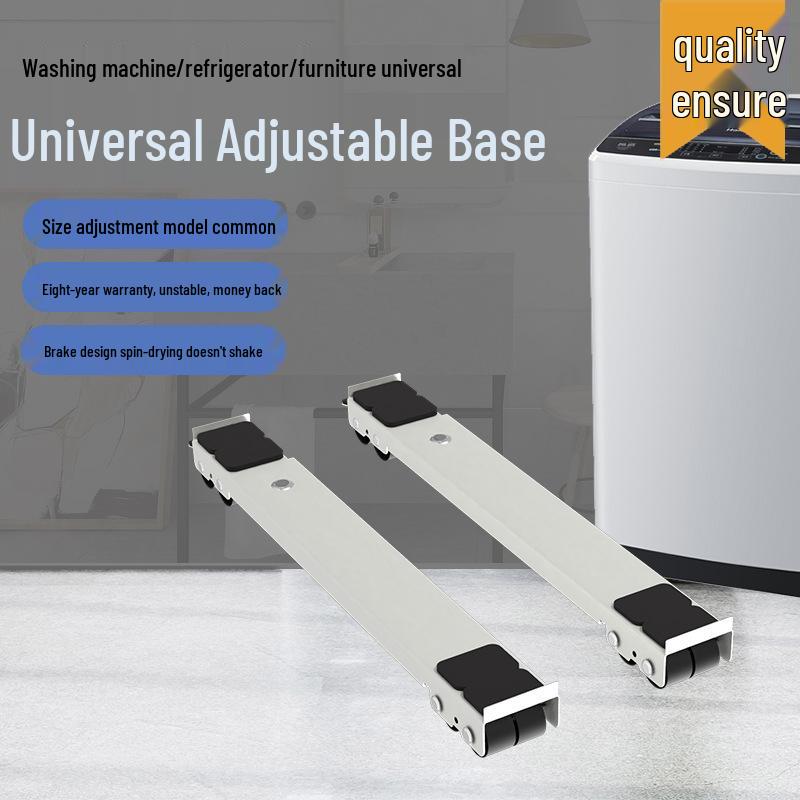 Washing Machine Base Bracket with Storage Rack Mat