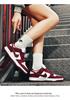 Putian AJ Dunk Weinrot Herren Low-Top Sneaker, Air Force 1 Lässige Damenschuhe Neuer Stil